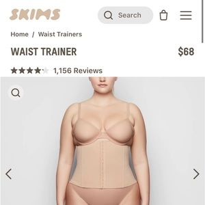 SKIMS WAIST TRAINER - Never worn! NWT - Size: Large - Color: Clay